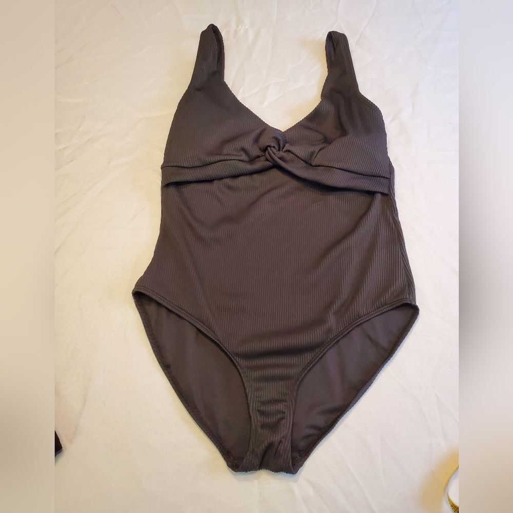Nine West XL Black One Piece Swimsuit